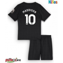 Camiseta Tottenham Hotspur James Maddison #10 Visitante Equipación para niños 2025-26 manga corta (+ pantalones cortos)